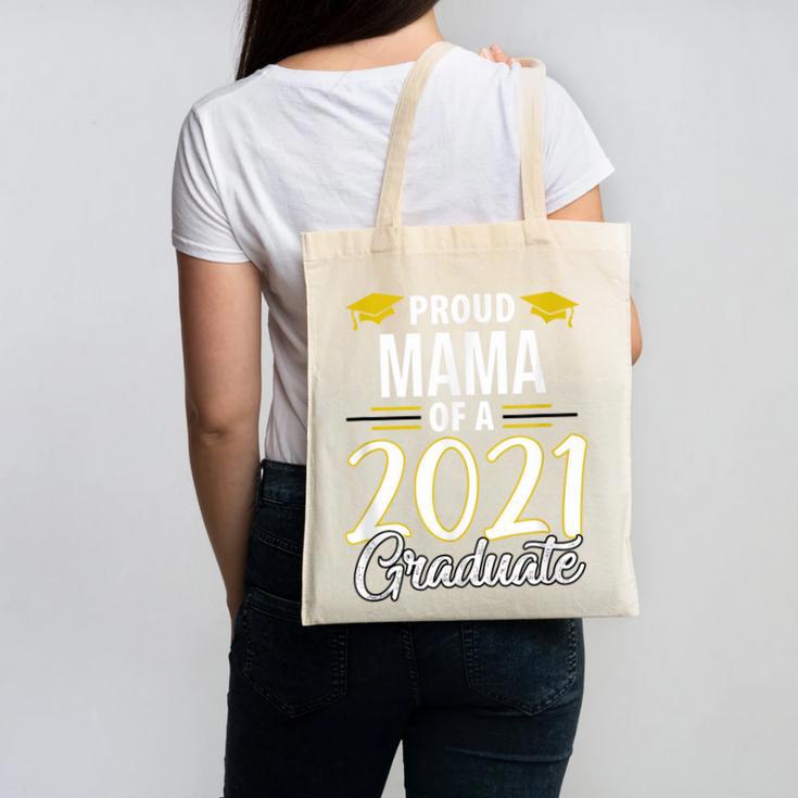 Proud Mama Of A 2021 Graduate Graduation Clothes MBA PhD Canvas Tote Bag