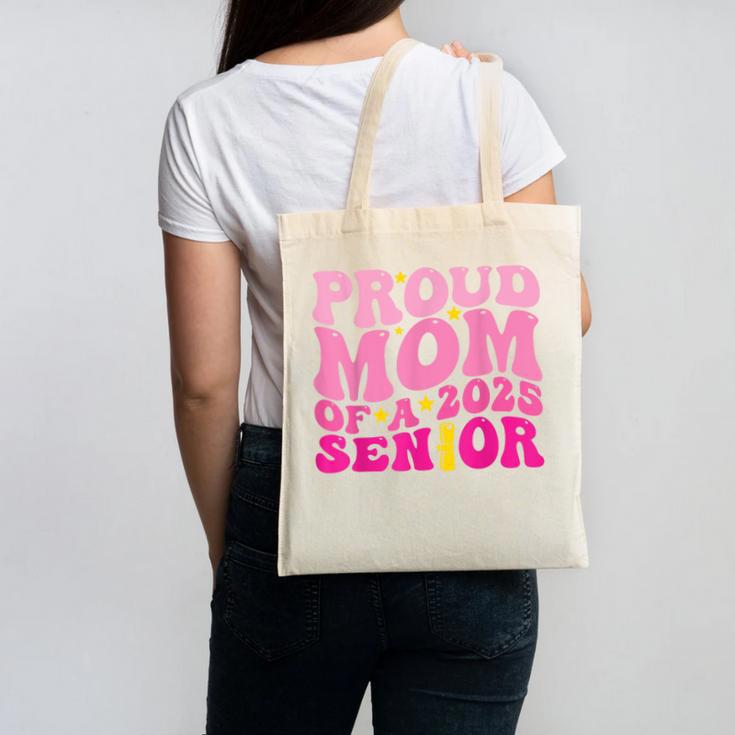 Proud Mom Of a 2025 Graduate Class Senior Graduation Mother Canvas Tote Bag