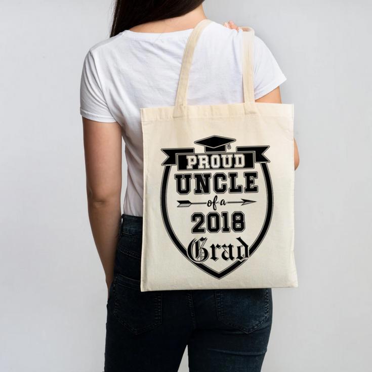 Proud Uncle Of a 2018 Grad Graduation Family Canvas Tote Bag