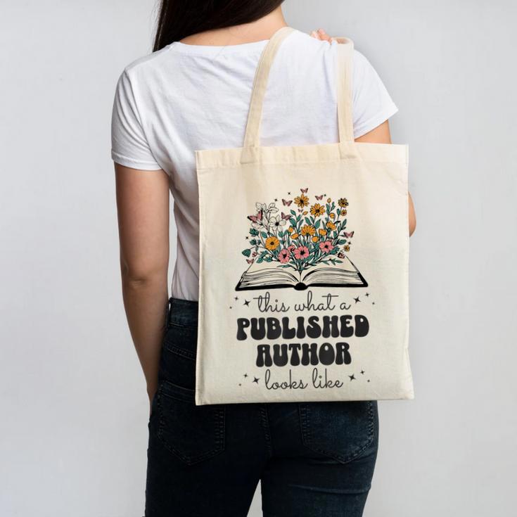 This Is What A Published Author Looks Like Book Writer Canvas Tote Bag