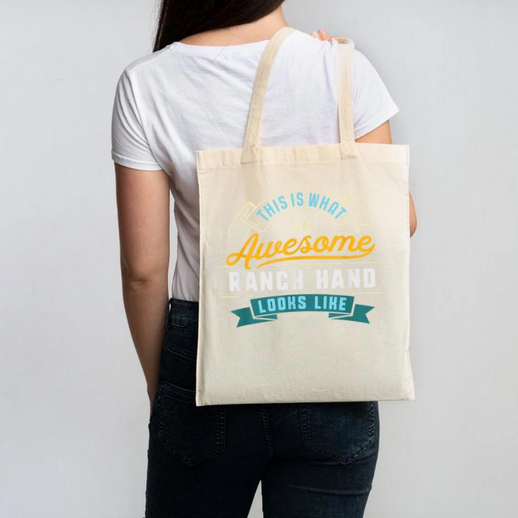 Ranch Hand Shirt Awesome Job Occupation Graduation Canvas Tote Bag