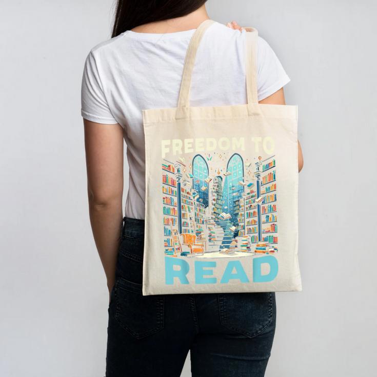 Read Banned Books Bookworm Book Lover Reading Literature Canvas Tote Bag