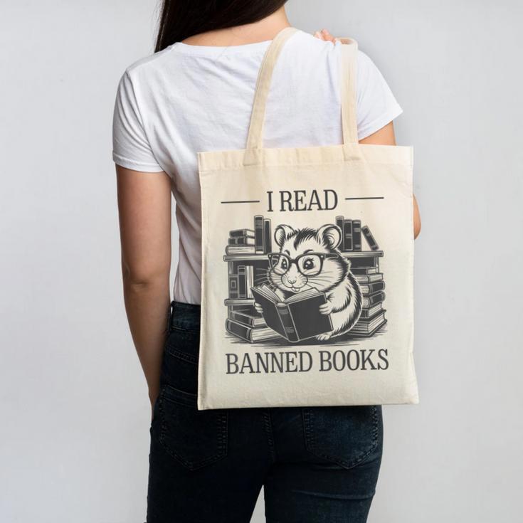 I Read Banned Books Canvas Tote Bag