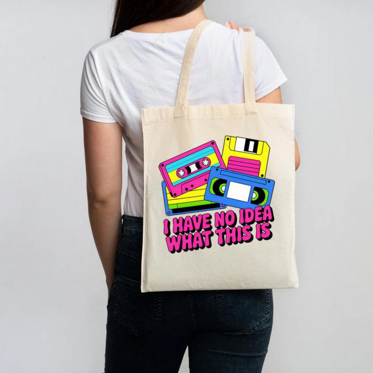 Retro Cassette Vintage 80s Nostalgia Canvas Tote Bag