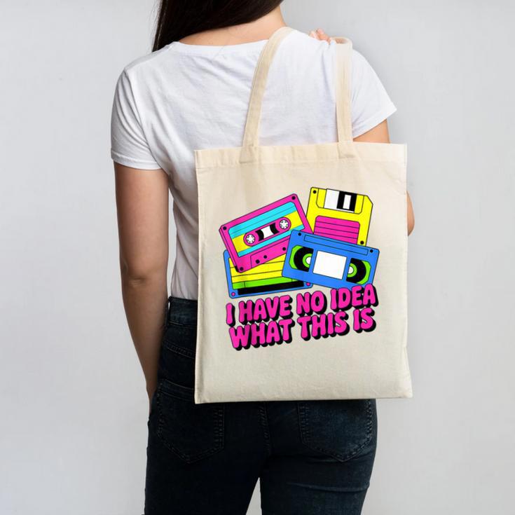 Retro Cassette Vintage 80s Nostalgia Canvas Tote Bag