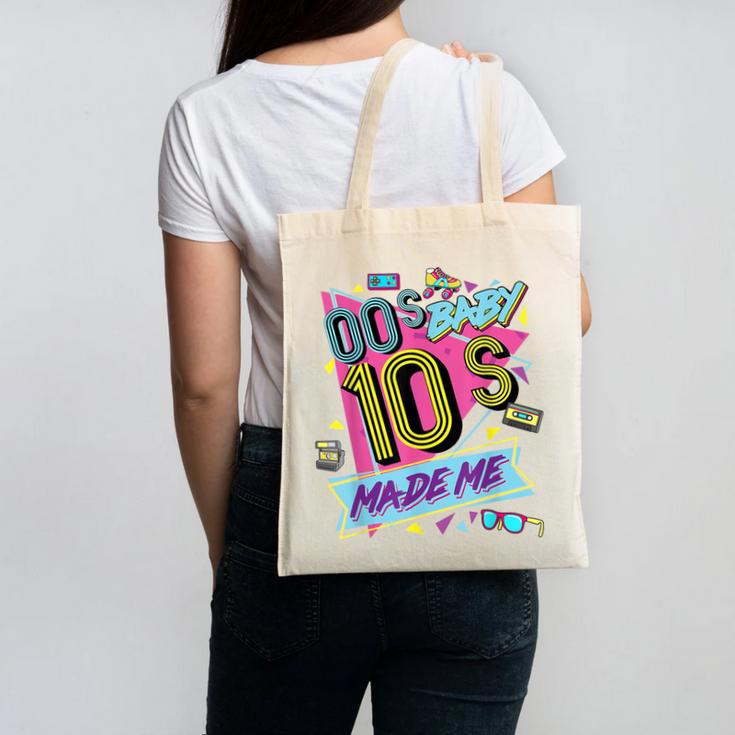 Retro Vintage 00's Baby 10's Made Me Nostalgia Classic Canvas Tote Bag Retro Vintage 00's Baby 10's Made Me Nostalgia Classic Canvas Tote Bag