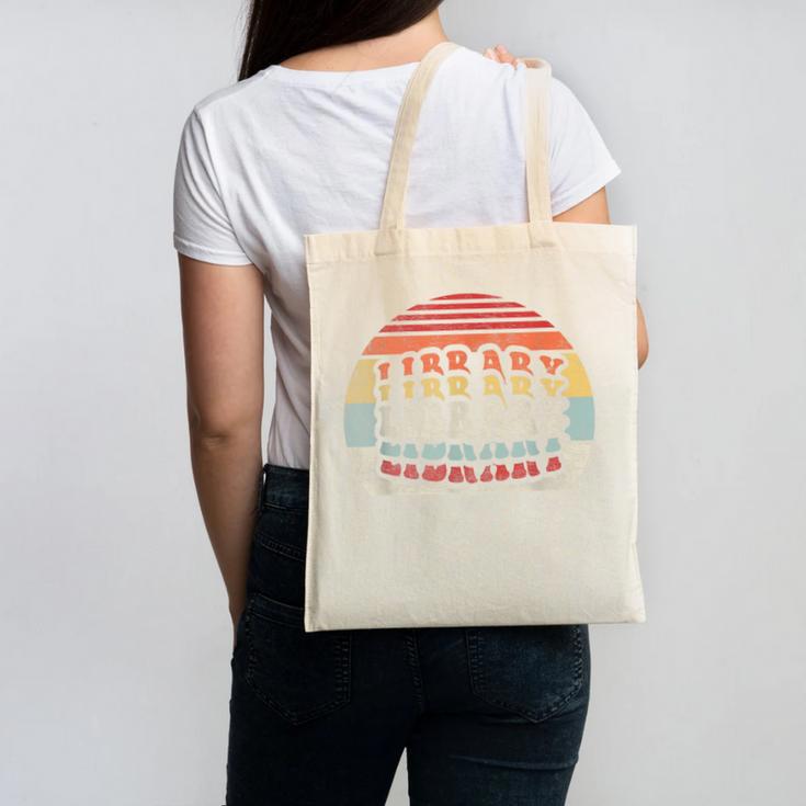 Retro Vintage Bookworm Library Shirt Book Lover Canvas Tote Bag