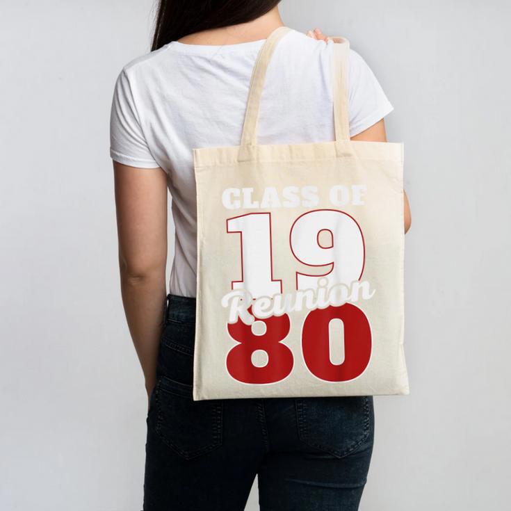 Reunion 1980 Class Of 1980 Reunion 80 Graduation 1980 Canvas Tote Bag