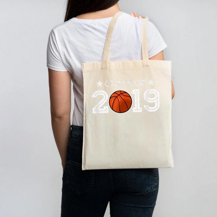 Senior 2019 Basketball Shirt Graduation Class Of 2019 Stars Canvas Tote Bag