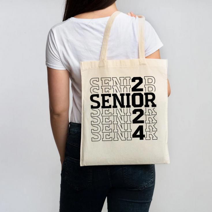 Senior 2024 Class Of 2024 Graduation 2024 Women Boy Girl Canvas Tote Bag