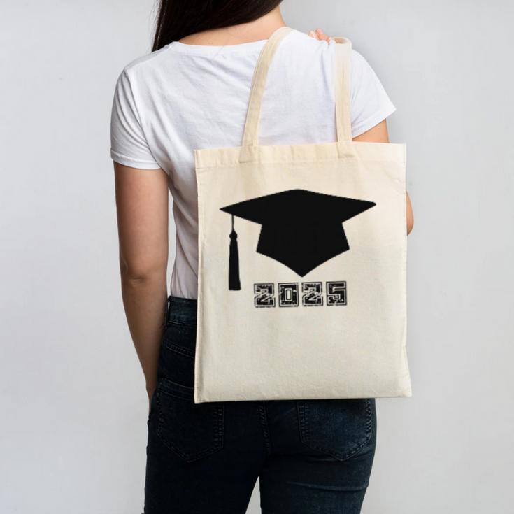 SENIOR 2025 Cute Graduation Class Of 2025 Graduate Canvas Tote Bag