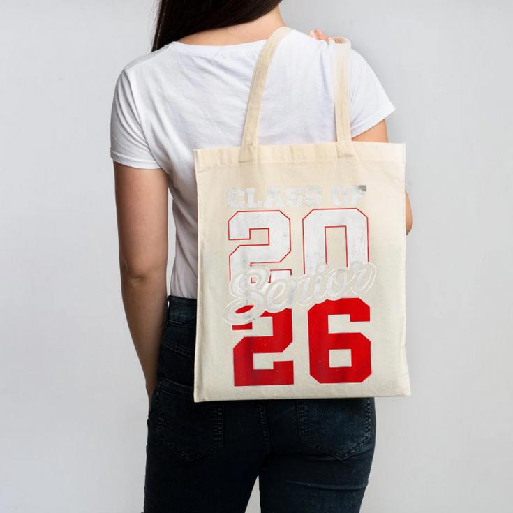 Senior 2026 Class Of 2026 Graduation 2026 Senior 26 Graduate Canvas Tote Bag
