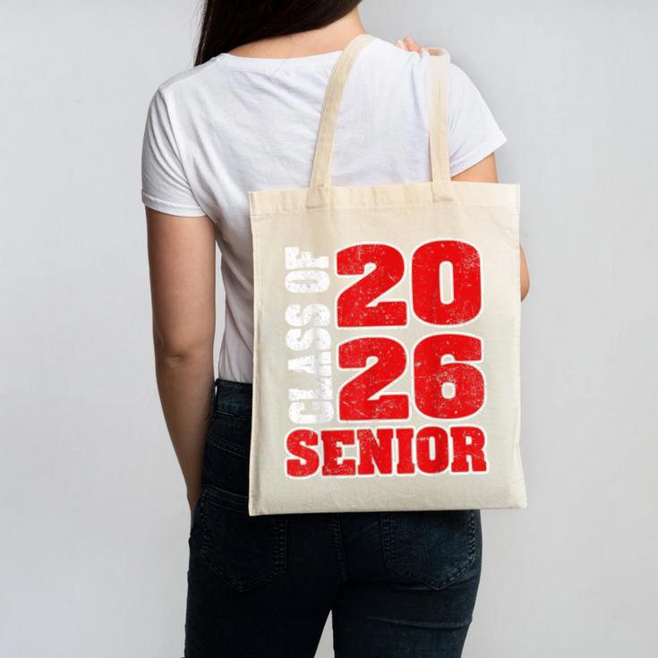 Senior 2026 Class Of 2026 Graduation Canvas Tote Bag