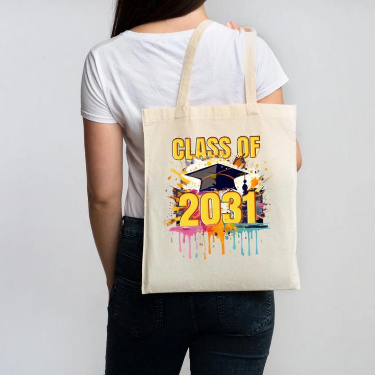 Senior 31 Class Of 2031 Back To School Graduation 2031 Canvas Tote Bag