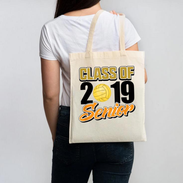 Senior Class Of 2019 Tshirt Graduation School Volleyball Canvas Tote Bag