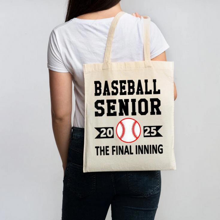 Senior Class Of 2025 Baseball Senior Night Graduation Party Canvas Tote Bag