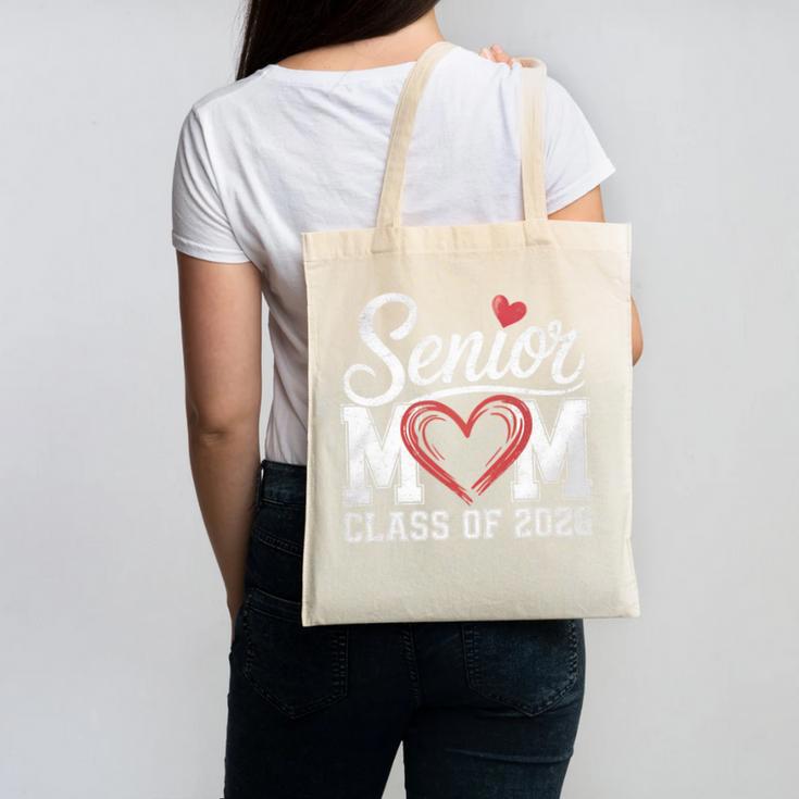 Senior Mom Class Of 2026 Graduation Senior 2026 Mom Canvas Tote Bag