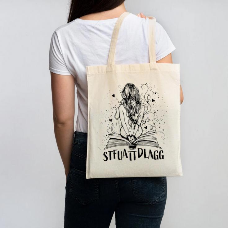 Sexy STFUATTDLAGG Hot Woman Reading Spicy Good Book Love Canvas Tote Bag Sexy STFUATTDLAGG Hot Woman Reading Spicy Good Book Love Canvas Tote Bag