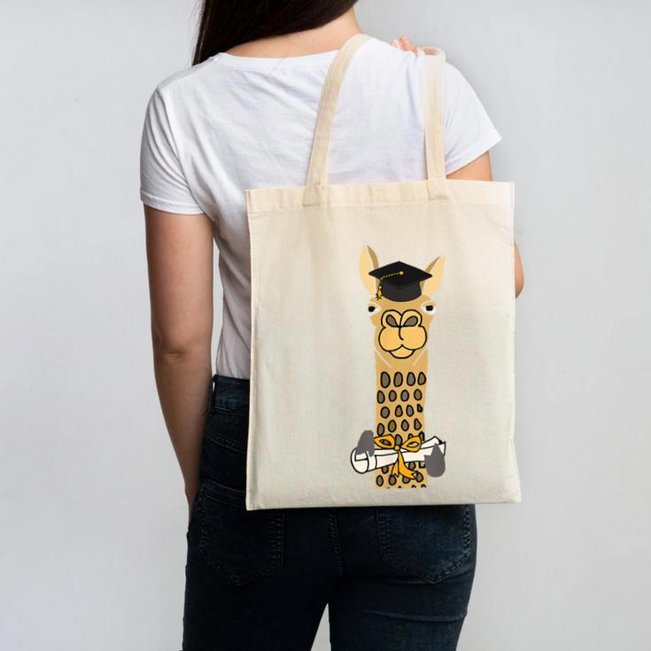 SmileteesGrad Llama Graduation T-Shirt Canvas Tote Bag
