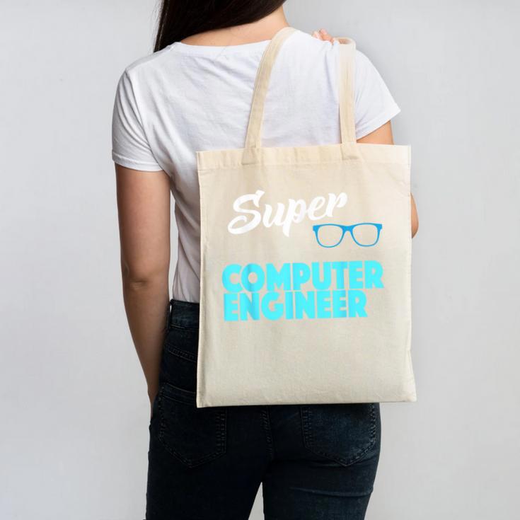 Super Computer Engineer New Job Graduation Canvas Tote Bag