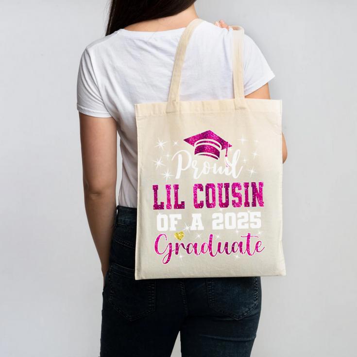Super Proud Little Cousin Of 2025 Graduate Graduation Family Premium Tri-Blend Canvas Tote Bag