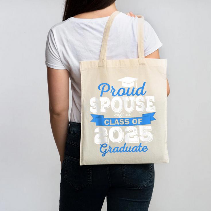 Super Proud Spouse Of 2025 Graduate Senior Graduation Family Canvas Tote Bag