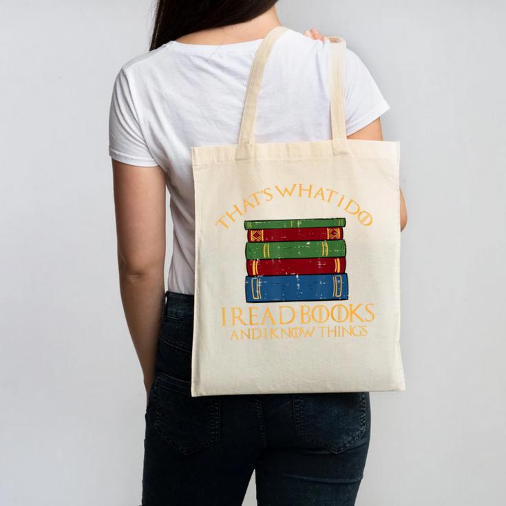 Thats What I Do Read Reading Book Librarian Across America Canvas Tote Bag