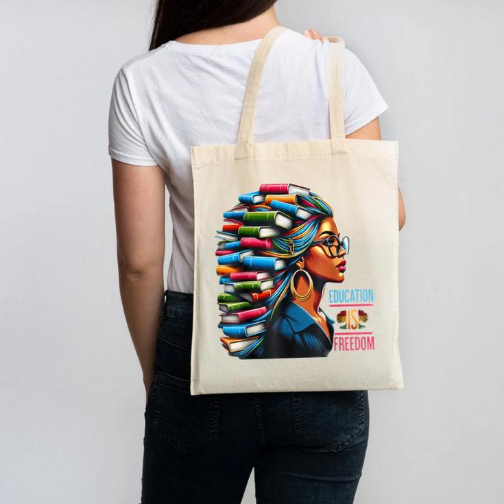 History Education Is Freedom Books Teacher Women Girls Canvas Tote Bag