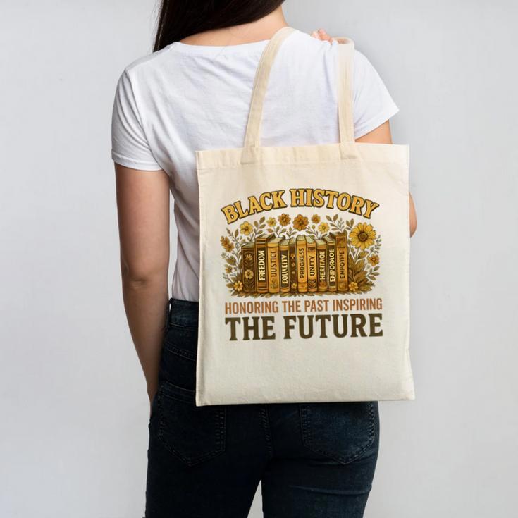 History Honoring Past Inspiring The Future Book Canvas Tote Bag