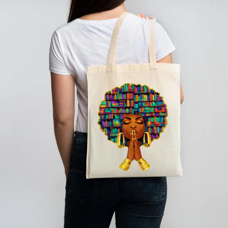 History Month Afro Women Book Lover Librarian Teacher Canvas Tote Bag History Month Afro Women Book Lover Librarian Teacher Canvas Tote Bag