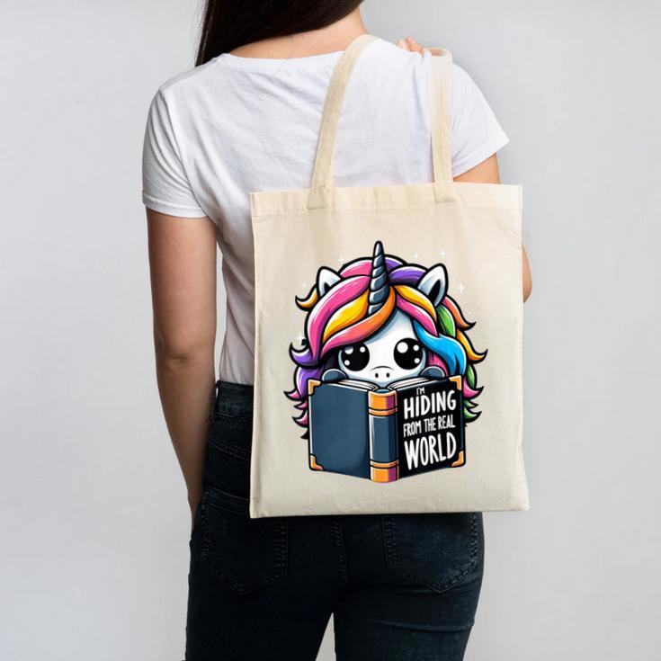 Unicorn Reading Book Reader Introvert Book Lover Humor Canvas Tote Bag Unicorn Reading Book Reader Introvert Book Lover Humor Canvas Tote Bag