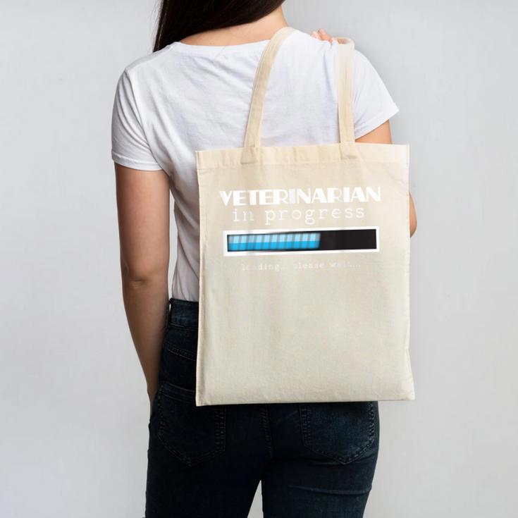 Veterinarian Progress Vet Graduation DVM Canvas Tote Bag