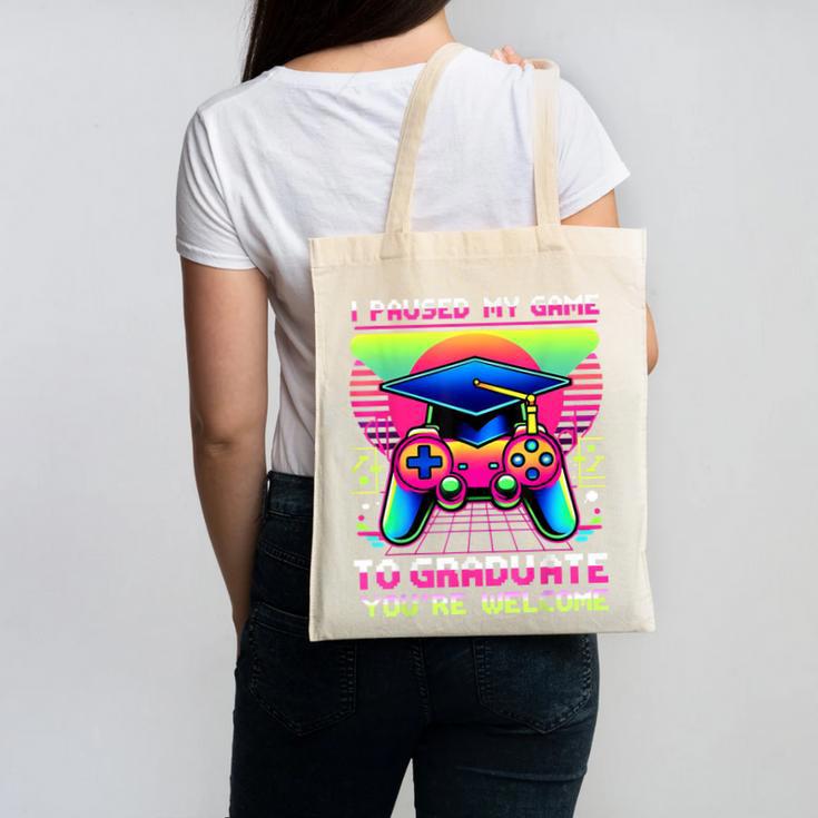 Video Gamer Graduate Graduation Grad Gaming Canvas Tote Bag