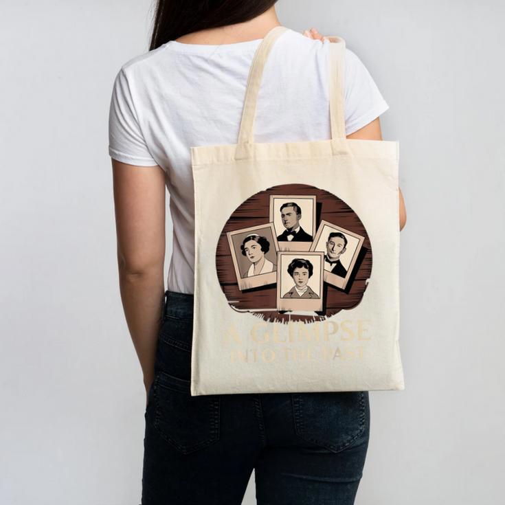Vintage Portrait Photography Memory Nostalgia Vibe Canvas Tote Bag