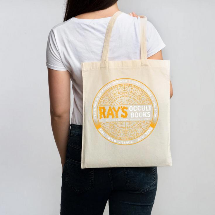 Vintage Quote Ray's Occult Retro Spiritual Books Canvas Tote Bag