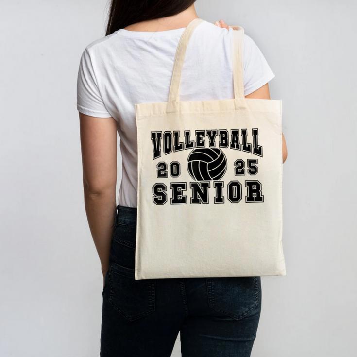 Volleyball Senior Night Volleyball Senior 2025 Graduation 28 Canvas Tote Bag
