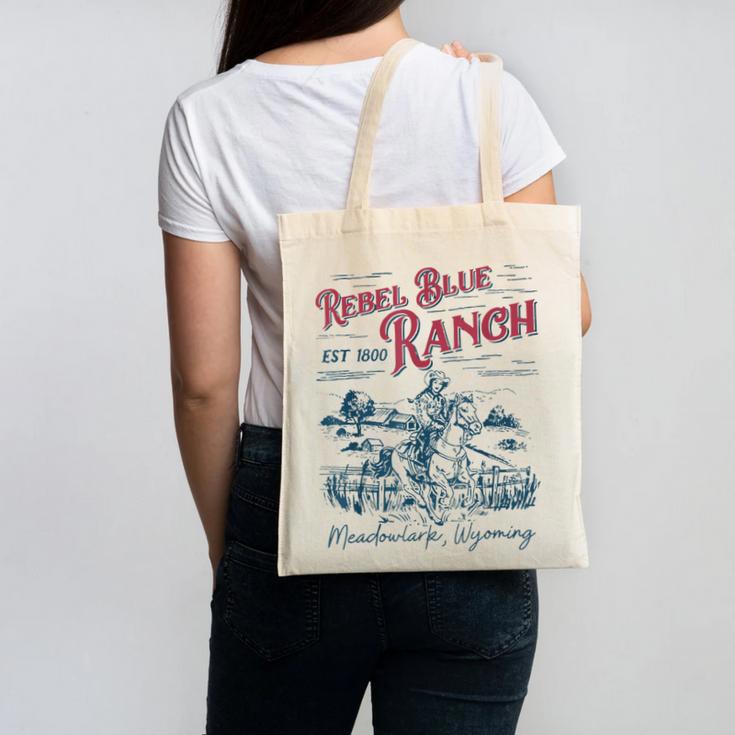 Western Book Love Cowboy Reader Bookish Bookworm Cowgirl Canvas Tote Bag
