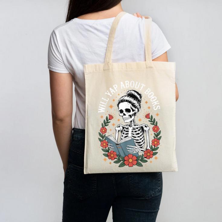 Will Yap About Books Canvas Tote Bag