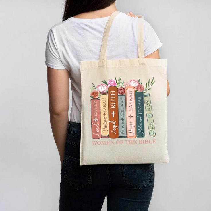 Women Of The Bible Christian Books Full Color Canvas Tote Bag