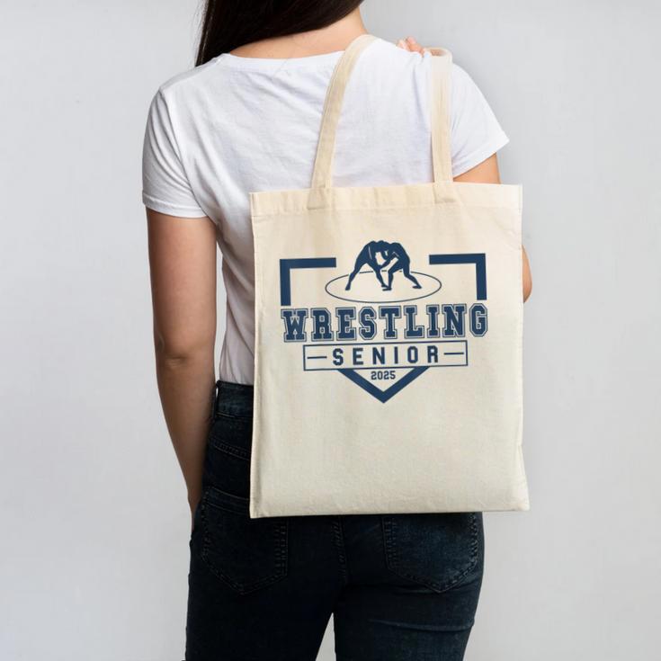 Wrestling Senior Night Wrestling Senior 2025 Graduation 66 Canvas Tote Bag