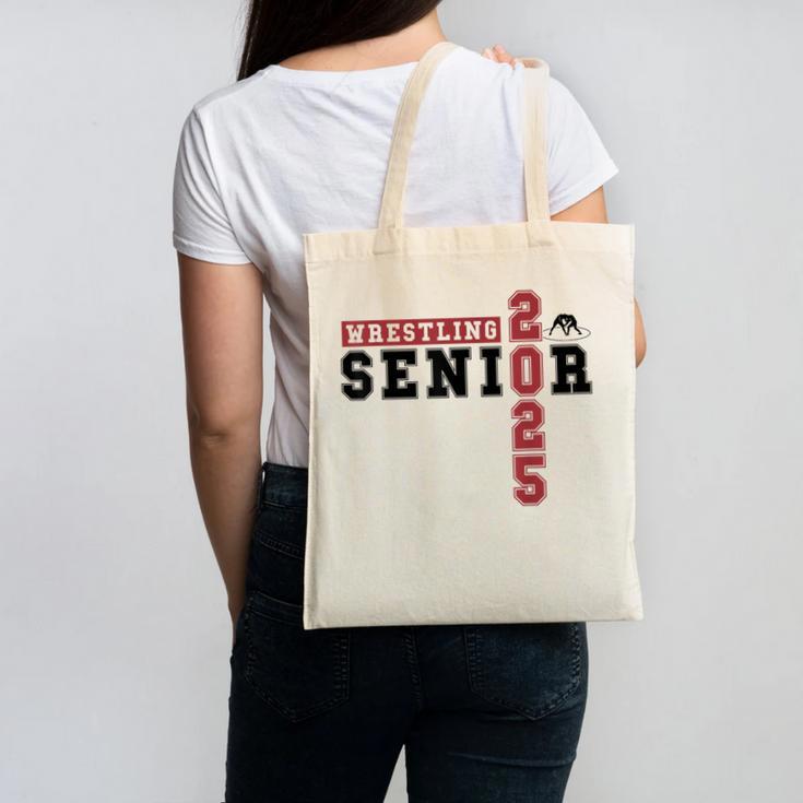 Wrestling Senior Night Wrestling Senior 2025 Graduation 70 Canvas Tote Bag
