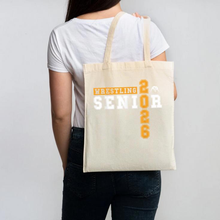 Wrestling Senior Night Wrestling Senior 2026 Graduation 27 Canvas Tote Bag