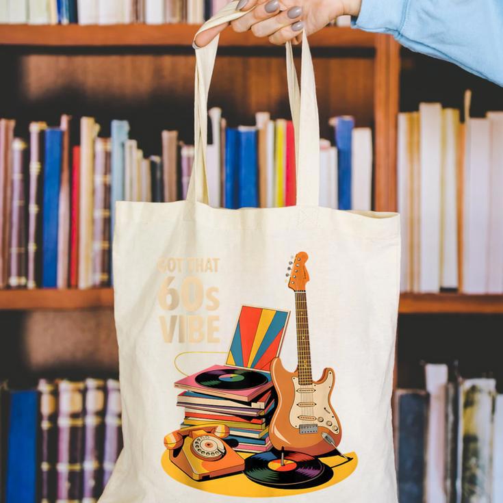 1960s 60s Reunion Nostalgia Memories Music School Grew Up Canvas Tote Bag