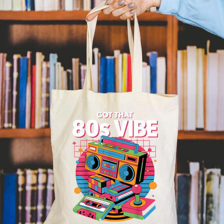 1980s 80s Reunion Nostalgia Memories Music School Grew Up Canvas Tote Bag