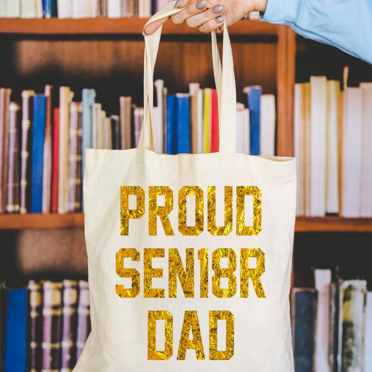 2018 Senior Dad High School Graduation Party SEN18RShirt Canvas Tote Bag