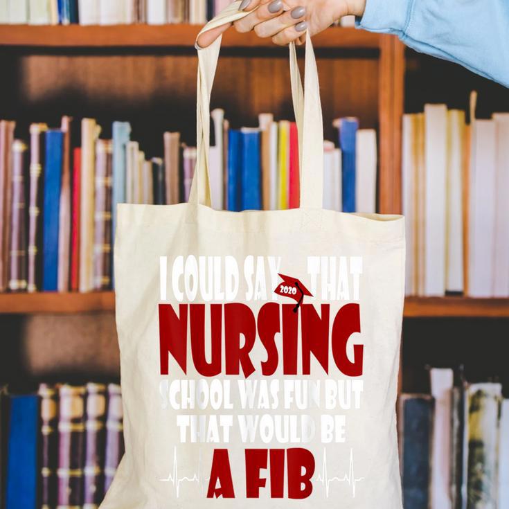 2020 Graduation Nurses RN LPN NP Canvas Tote Bag
