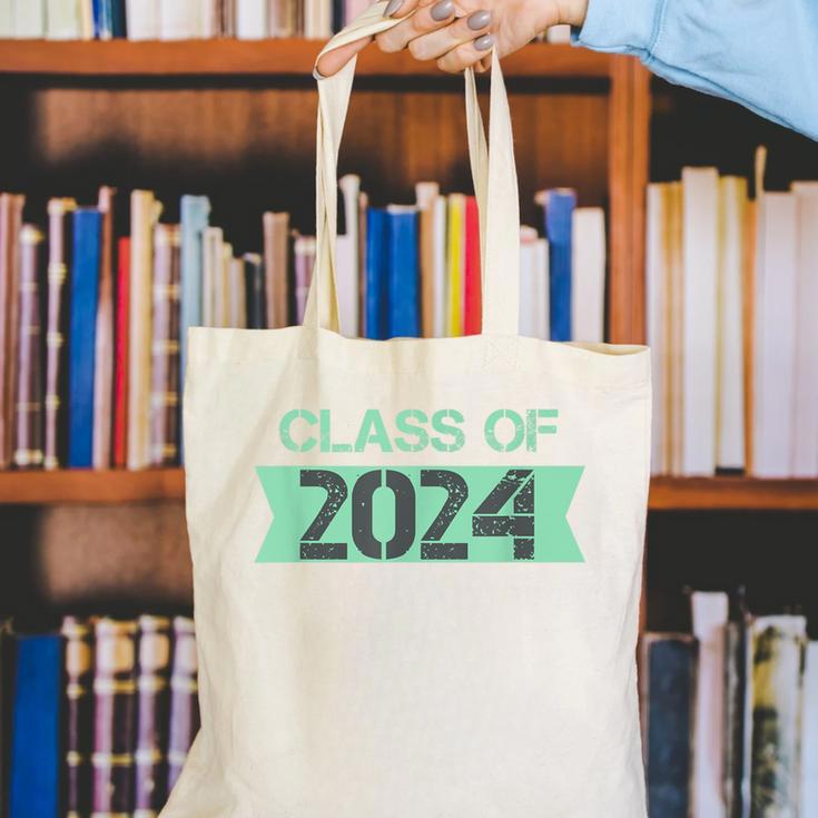 2024 Senior Class Graduation Shirt Graduate Canvas Tote Bag