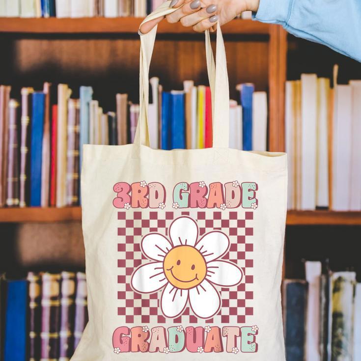 3rd Grade Graduation Cute Groovy Last Day Of Third Grade Canvas Tote Bag