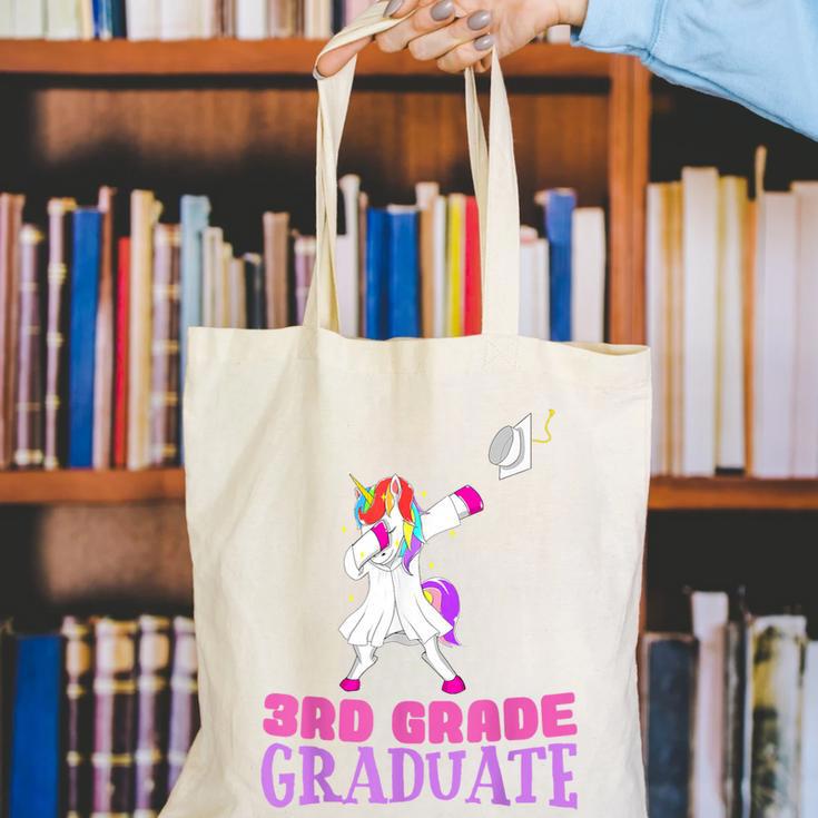 3rd Grade Graduation Unicorn End Of Year Third Canvas Tote Bag