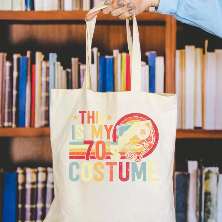 This Is My 70's Costume Retro Style Nostalgia 1970s Vintage Premium Tri-Blend Canvas Tote Bag